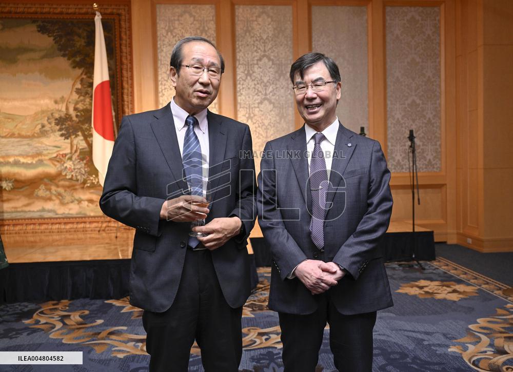 Nobel Prize winners Sakaguchi and Kitagawa