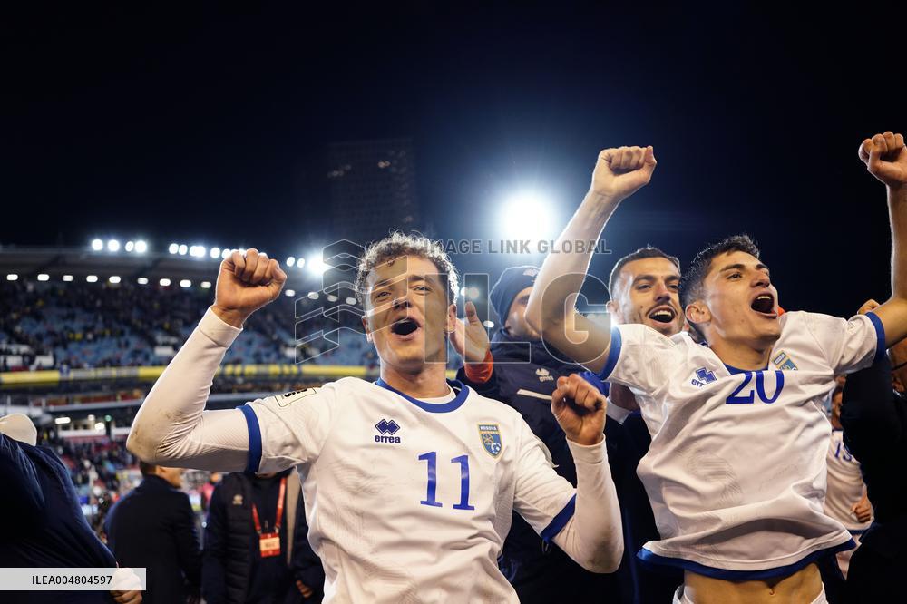 WORLD CUP QUALIFYER SWEDEN-KOSOVO