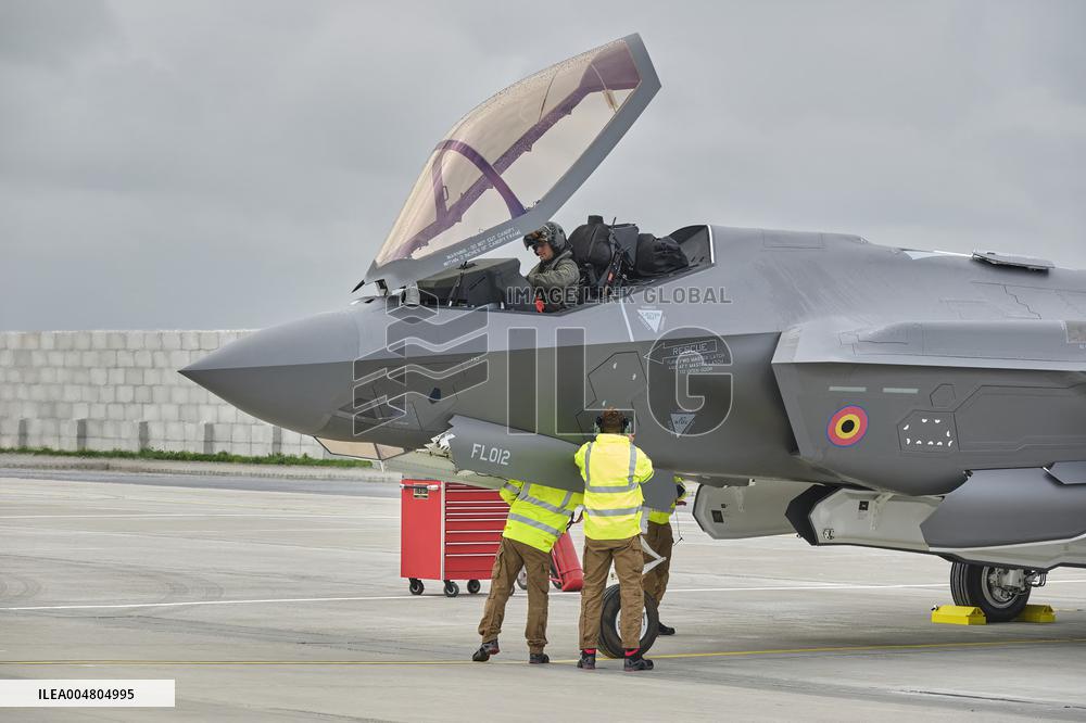 King Philippe At F-35 Delivery Ceremony - Florennes