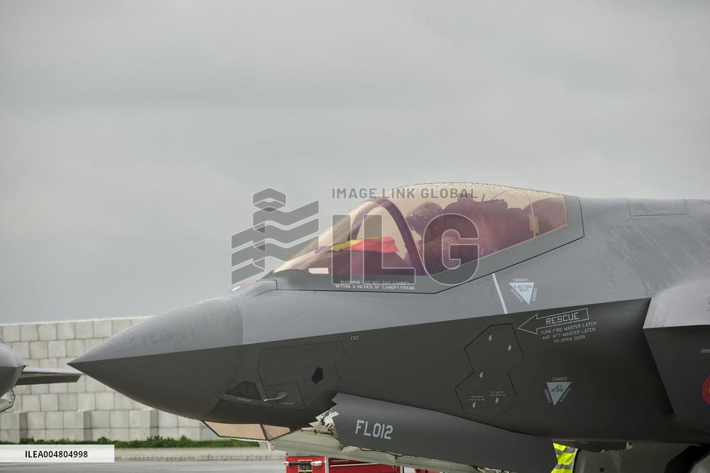 King Philippe At F-35 Delivery Ceremony - Florennes