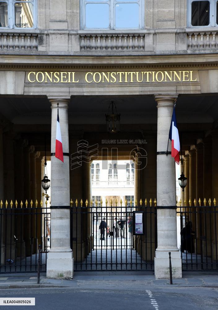 Illustration The Constitutional Council - Paris