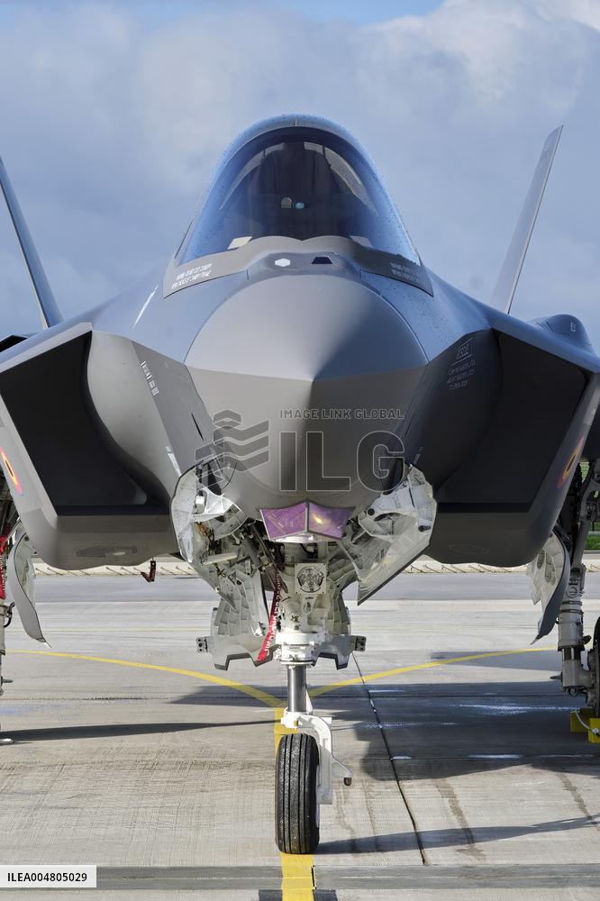 King Philippe At F-35 Delivery Ceremony - Florennes