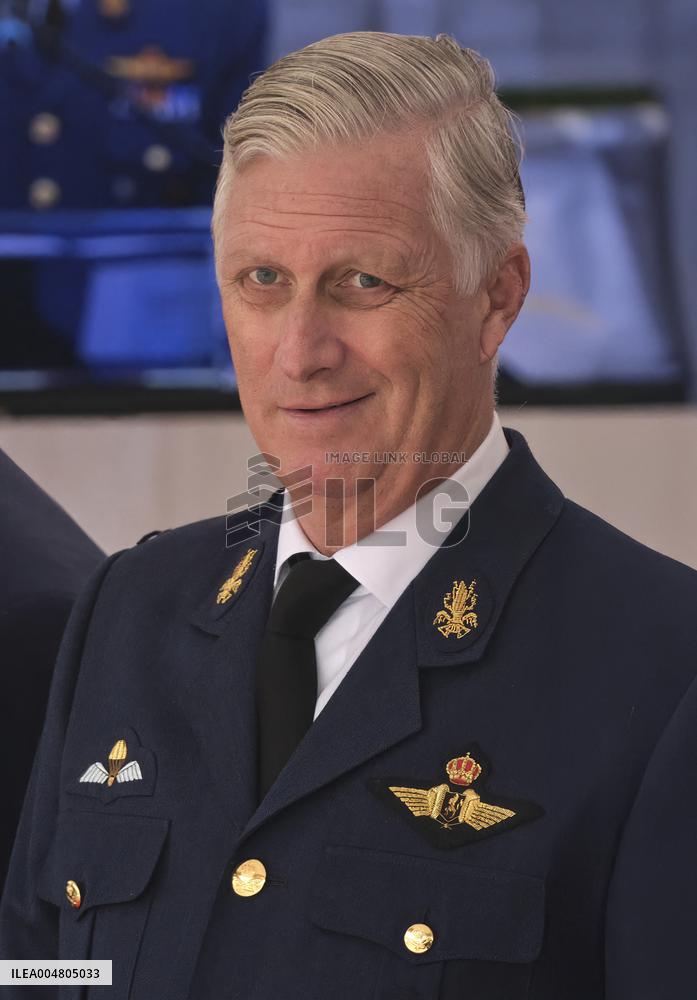 King Philippe At F-35 Delivery Ceremony - Florennes