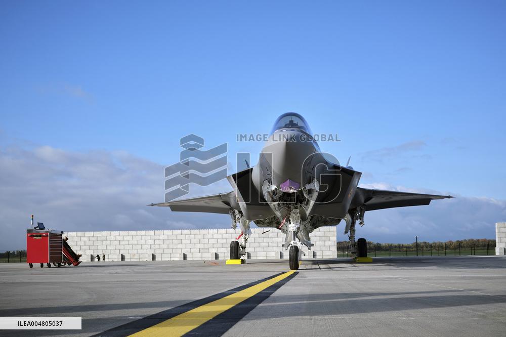 King Philippe At F-35 Delivery Ceremony - Florennes