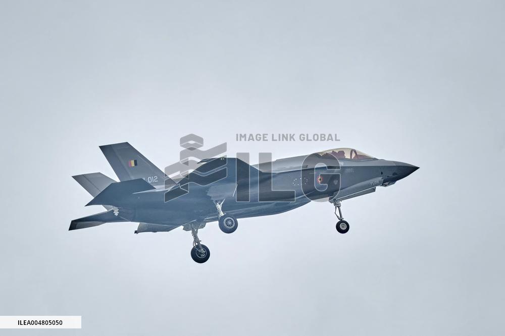 King Philippe At F-35 Delivery Ceremony - Florennes