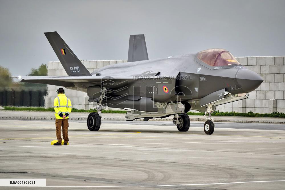 King Philippe At F-35 Delivery Ceremony - Florennes