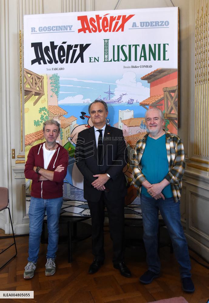 Asterix En Lusitanie Press Conference - Paris