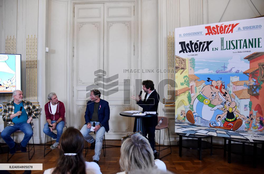 Asterix En Lusitanie Press Conference - Paris