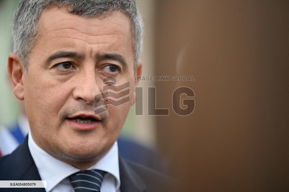 Gerald Darmanin visits the South Paris Region Penitentiary Center - Reau