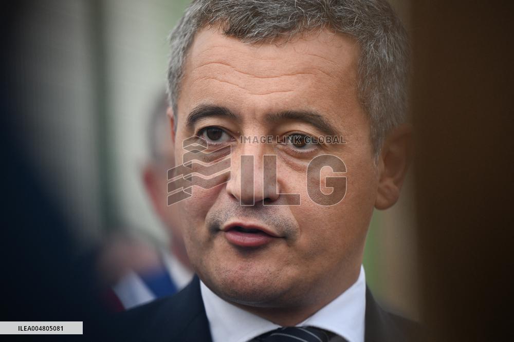 Gerald Darmanin visits the South Paris Region Penitentiary Center - Reau