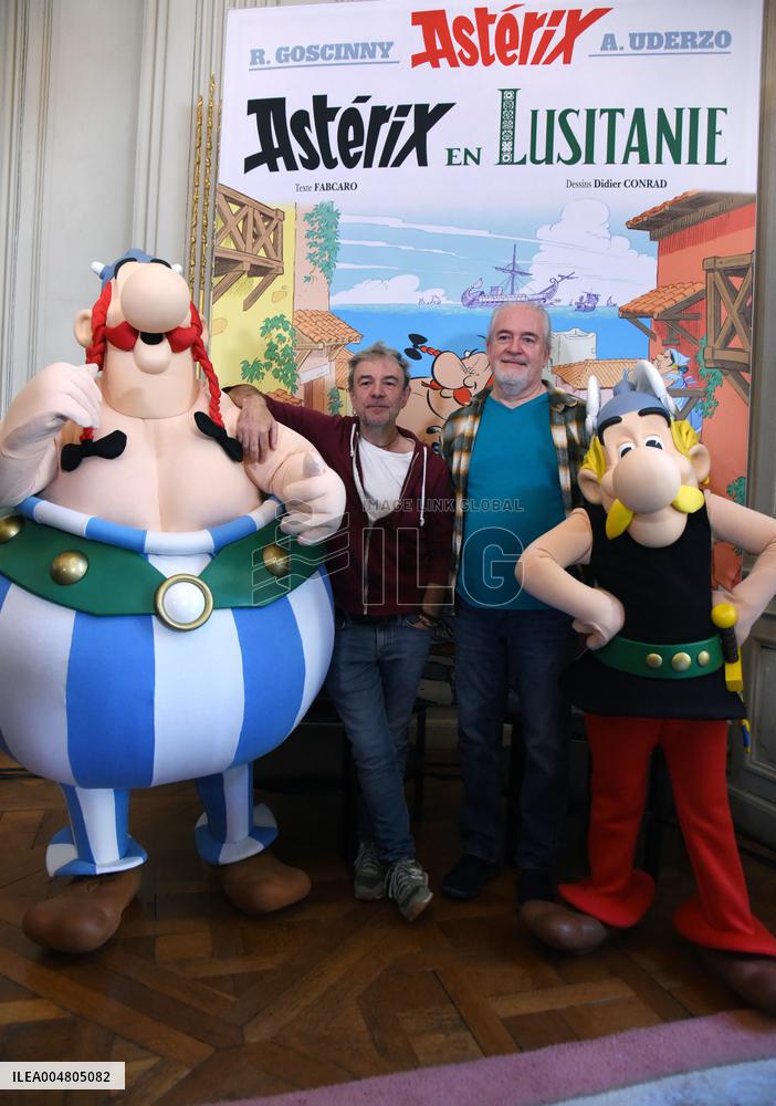 Asterix En Lusitanie Press Conference - Paris