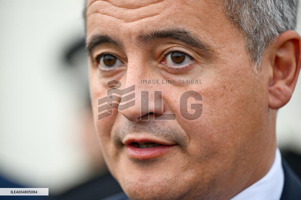 Gerald Darmanin visits the South Paris Region Penitentiary Center - Reau