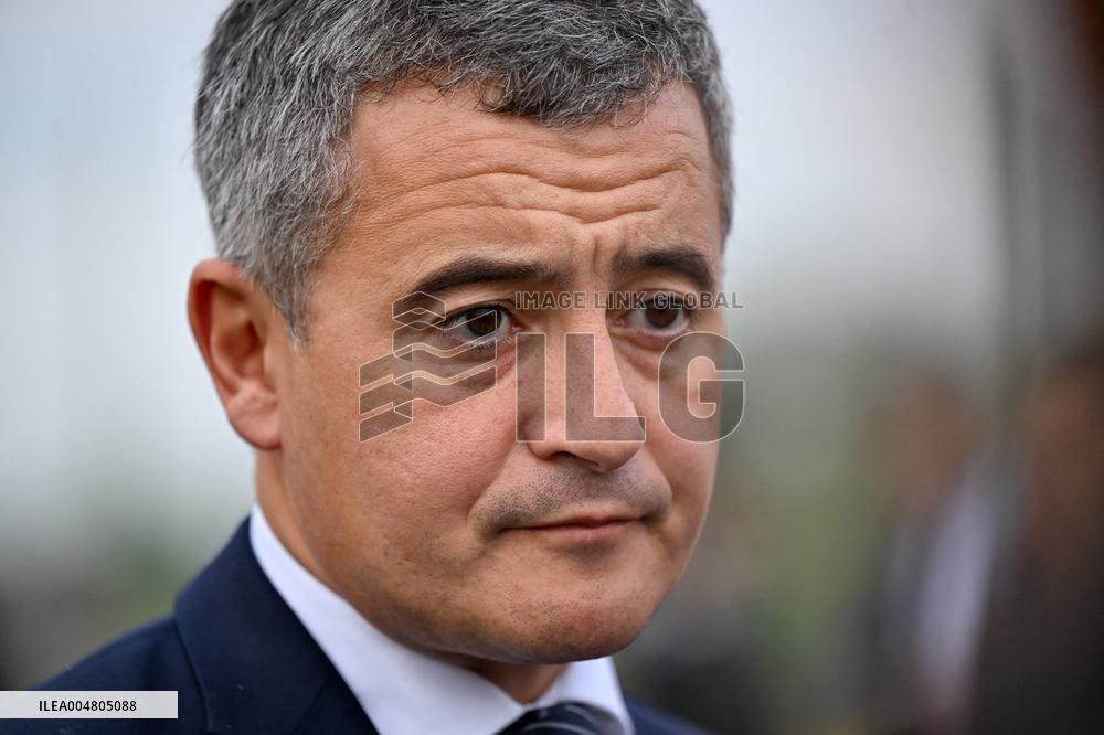 Gerald Darmanin visits the South Paris Region Penitentiary Center - Reau