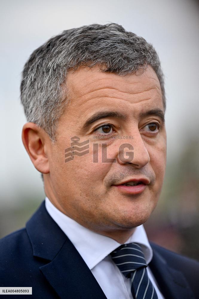 Gerald Darmanin visits the South Paris Region Penitentiary Center - Reau