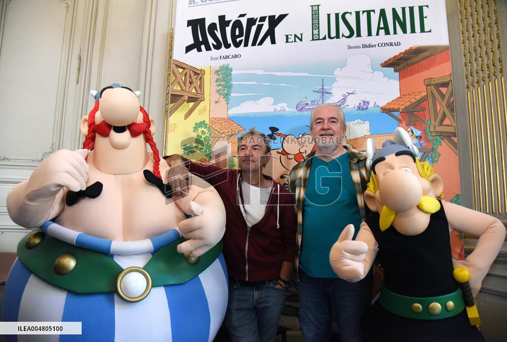 Asterix En Lusitanie Press Conference - Paris