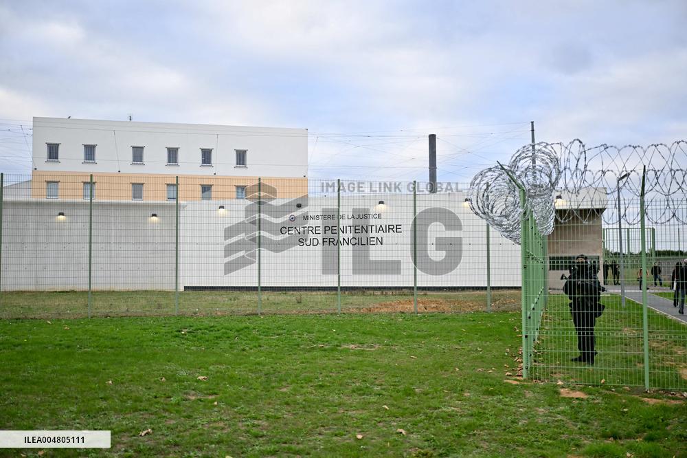 Gerald Darmanin visits the South Paris Region Penitentiary Center - Reau