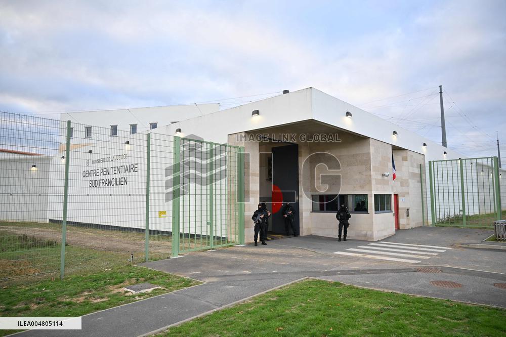 Gerald Darmanin visits the South Paris Region Penitentiary Center - Reau