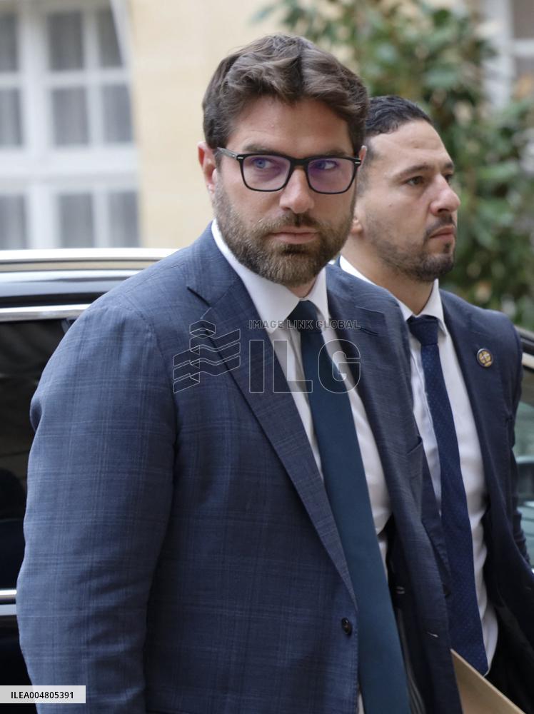 Meeting of Newly-Appointed Ministers at Matignon - Paris