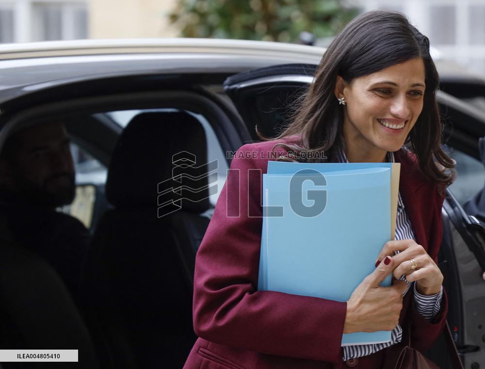 Meeting of Newly-Appointed Ministers at Matignon - Paris