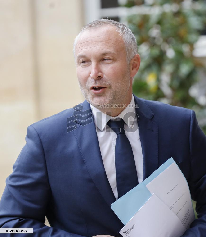 Meeting of Newly-Appointed Ministers at Matignon - Paris