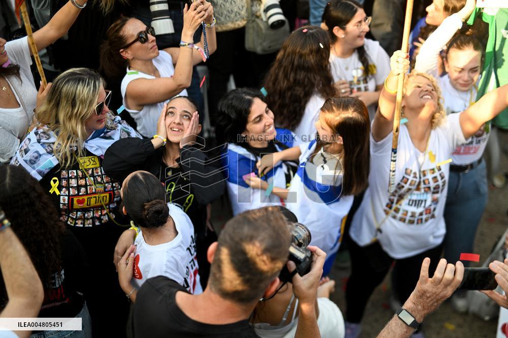 Hostage Release Celebration - Tel Aviv