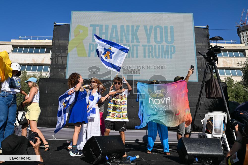 Hostage Release Celebration - Tel Aviv