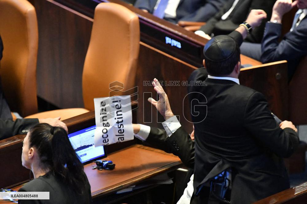 Two Knesset Members Removed During Trump’s Speech - Jerusalem