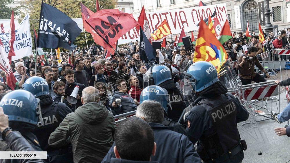 Pro-Palestine Demonstration - Milan