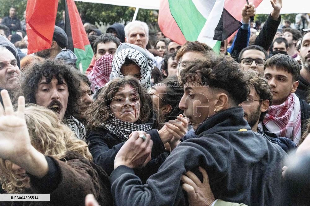 Pro-Palestine Demonstration - Milan