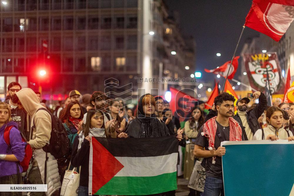 Pro-Palestine Demonstration - Milan
