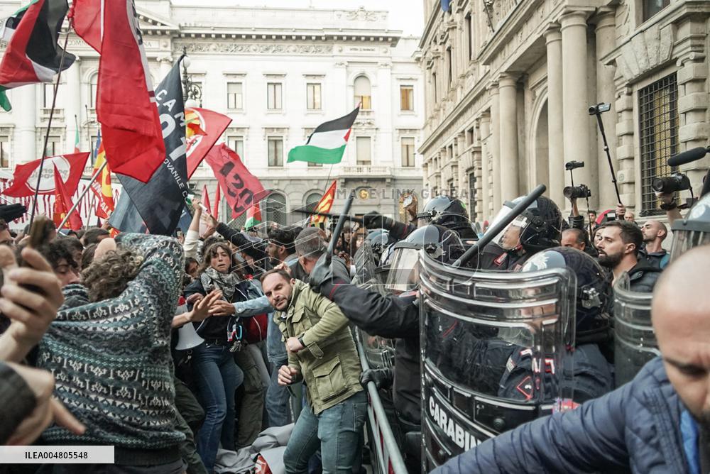 Pro-Palestine Demonstration - Milan