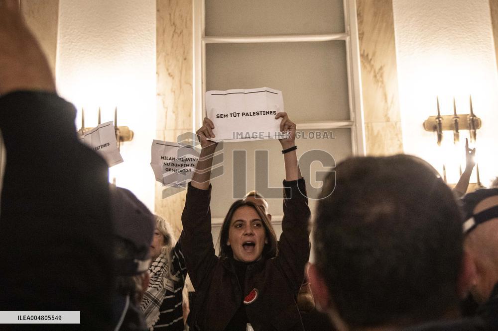 Pro-Palestine Demonstration - Milan