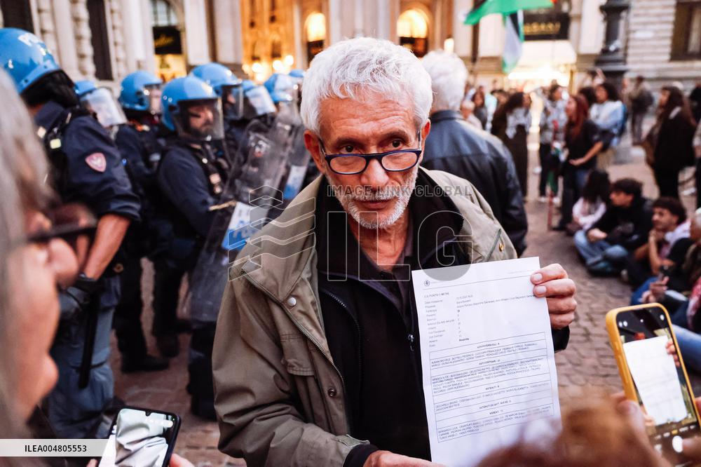 Pro-Palestine Demonstration - Milan