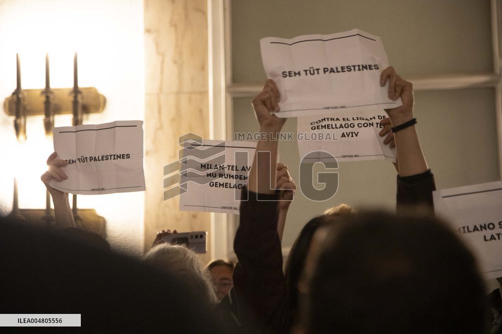 Pro-Palestine Demonstration - Milan