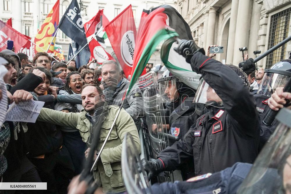 Pro-Palestine Demonstration - Milan