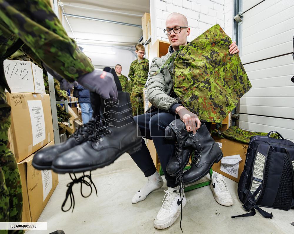 Conscript service in the Defence Forces