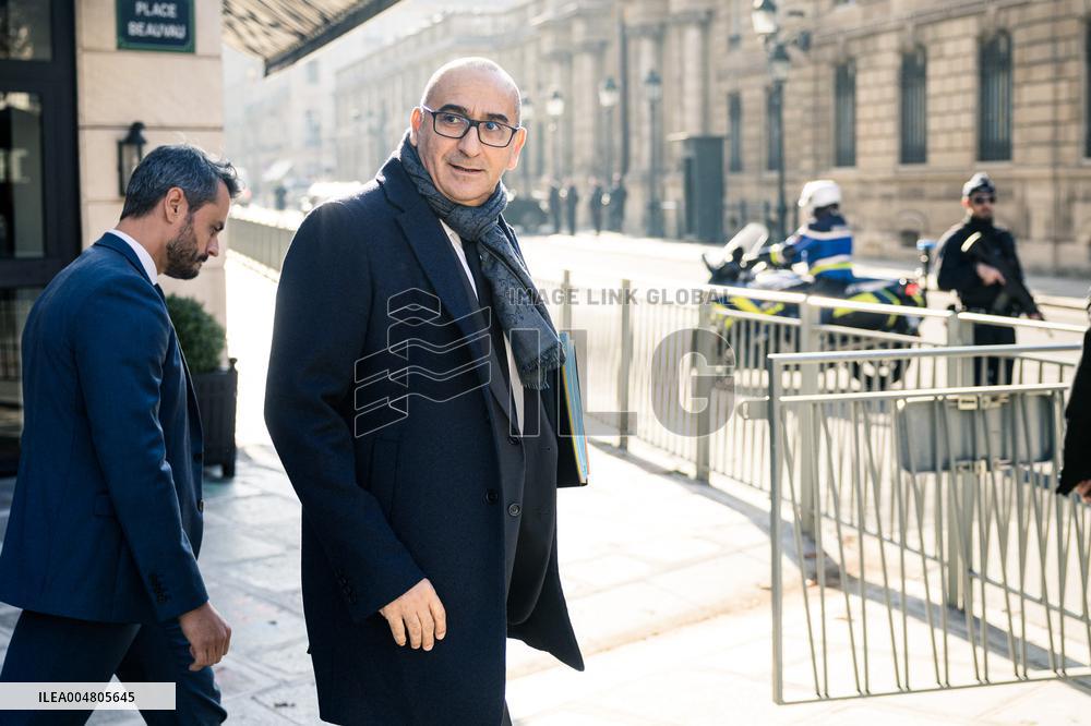 Ministers arrive at the Elysee Palace for the Council of Ministers - Paris AJ