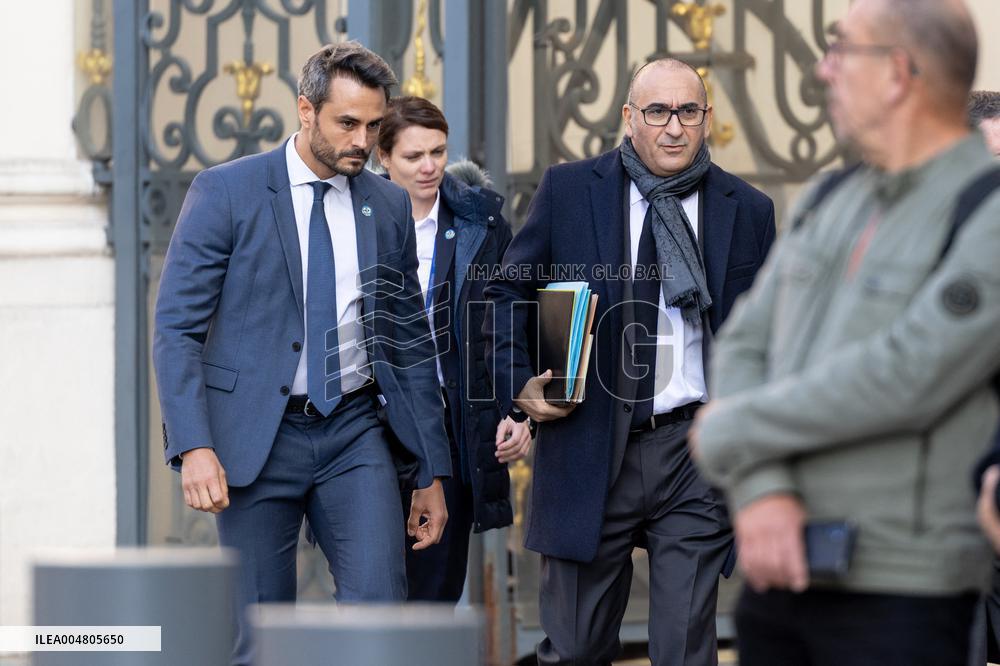 Ministers arrive at the Elysee Palace for the Council of Ministers - Paris AJ