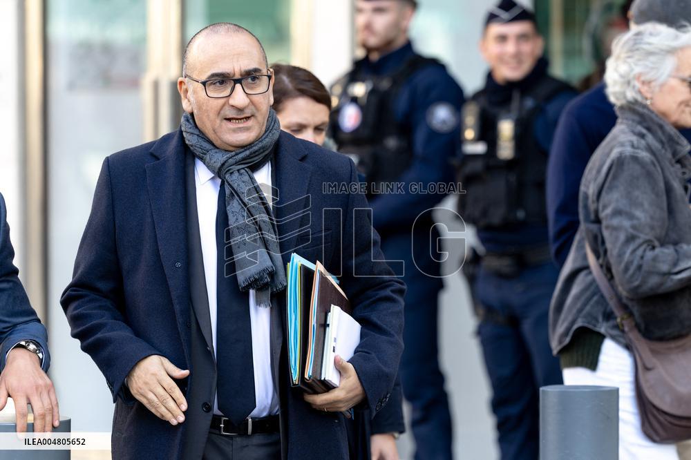 Ministers arrive at the Elysee Palace for the Council of Ministers - Paris AJ