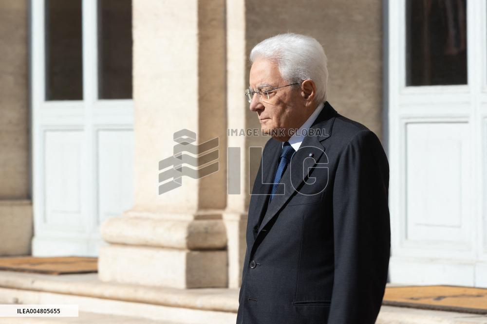 Pope Leo XIV Meets With President Sergio Mattarella - Rome