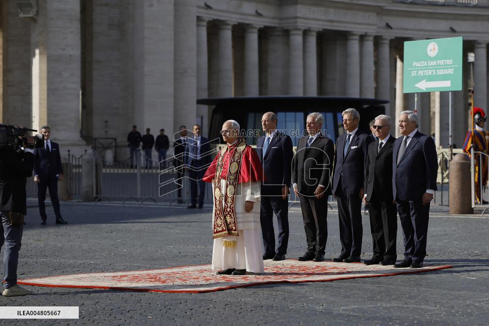 Pope Leo XIV Meets With President Sergio Mattarella - Rome