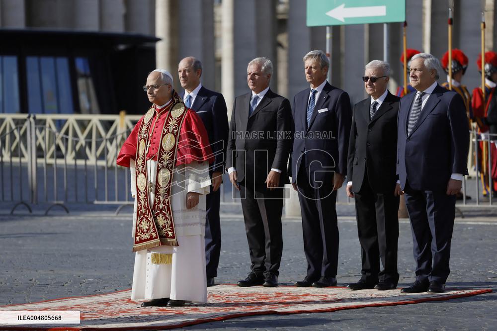 Pope Leo XIV Meets With President Sergio Mattarella - Rome
