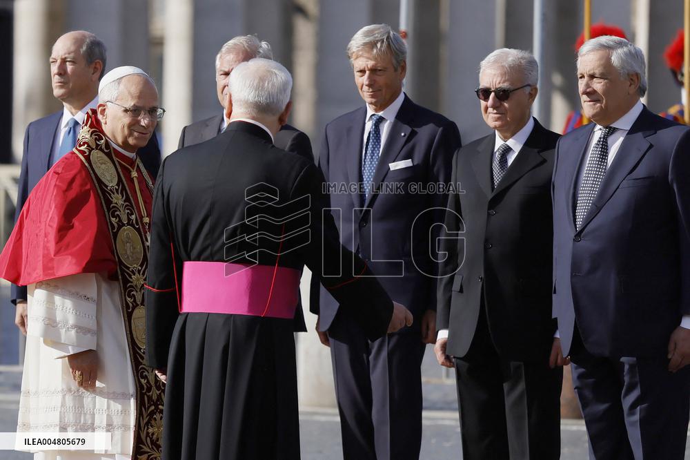 Pope Leo XIV Meets With President Sergio Mattarella - Rome