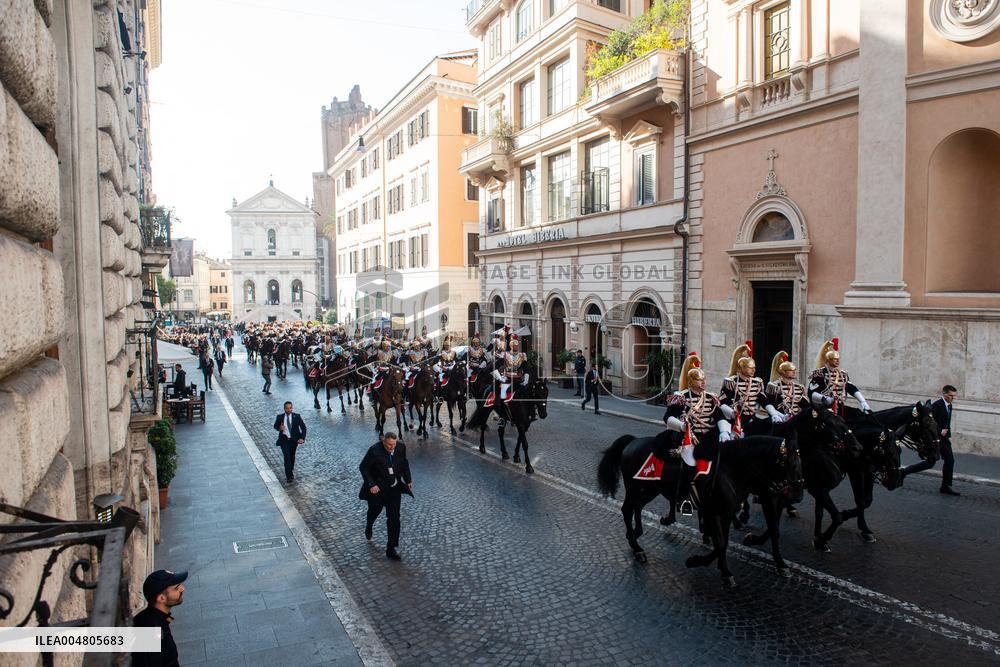 Pope Leo XIV Meets With President Sergio Mattarella - Rome