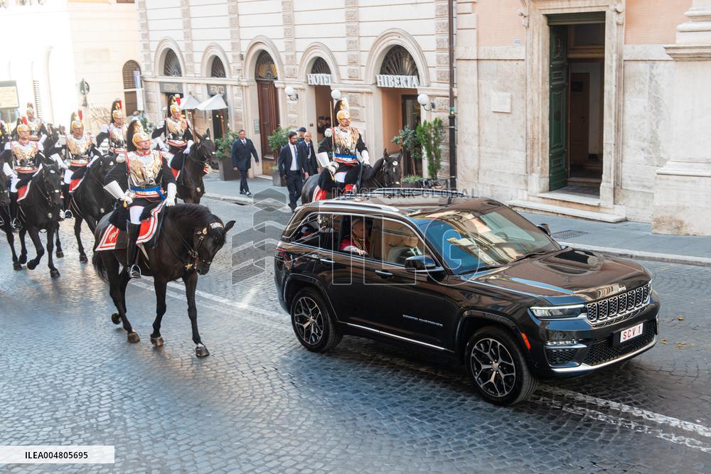 Pope Leo XIV Meets With President Sergio Mattarella - Rome