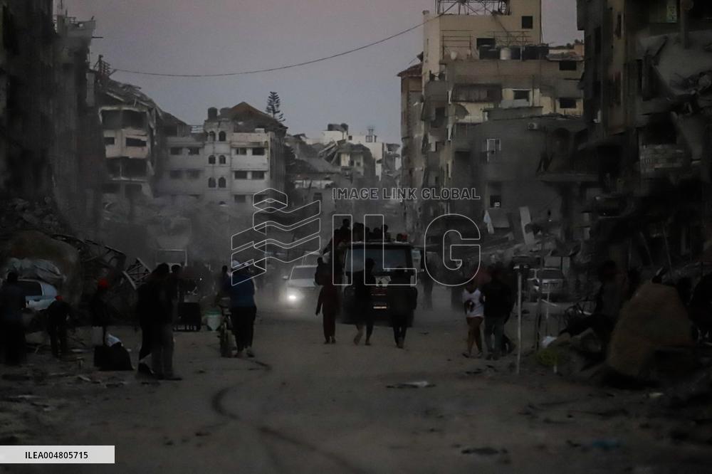 Gaza Destruction After Airstrikes - Gaza City