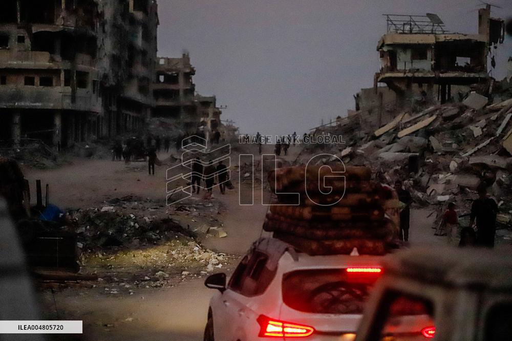 Gaza Destruction After Airstrikes - Gaza City