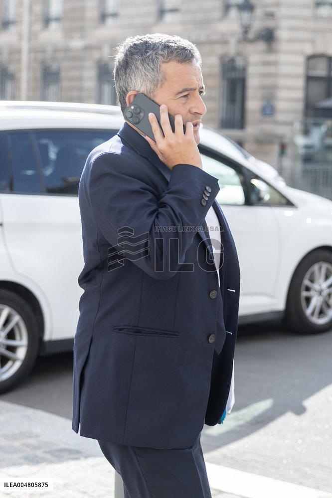 Ministers leaves the Elysee Palace for the Council of Ministers - Paris AJ