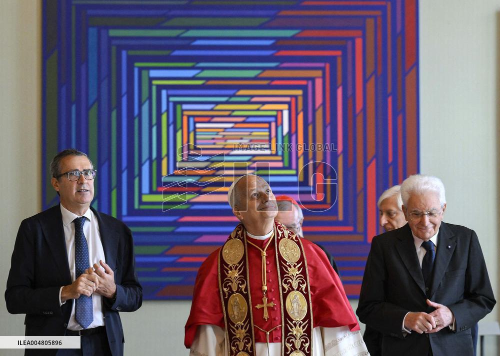 Pope Leo XIV Meets Italian President Sergio Mattarella - Rome