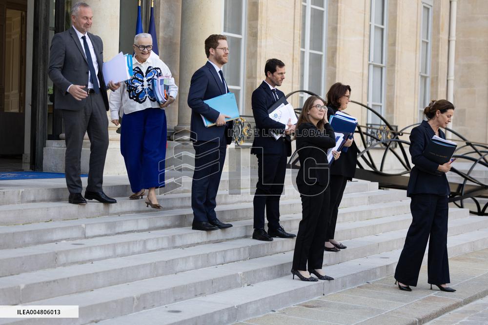 Weekly Meeting of The New Cabinet - Paris